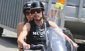Steven Tyler Rides Can-Am For a Hiking Trip With Mystery Woman and His Dogs