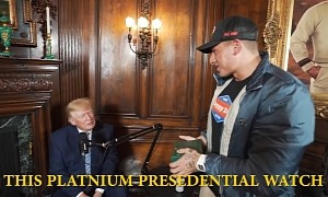 SteveWillDoIt Surprises Former POTUS Donald Trump with a $100k Rare Rolex