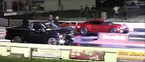 Stick Shift Camaro ZL1 Drags Scat Pack, Mustang, M8, F-150, Is Almost Flawless