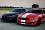 Stick Shift Mustang Shelby GT350 Drags BMW M4, This Manual War Is Not Even Close