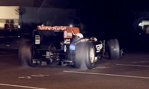 Stig Steals Lotus's F1 Car, Does Crazy Stuff With It