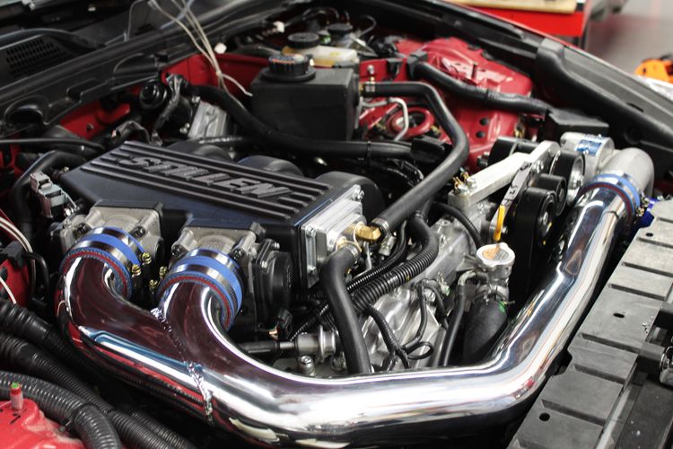 Stillen supercharger kit for Nissan 3.7 liter VQ engine