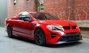 Sting Red HSV Maloo Gen-F2 GTSR Is an El Camino on Venom Juice, Yours for $150,000