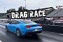 Stock 2024 Ford Mustang Dark Horse Races Drag Pack GT, It's Over in 11.9 Seconds