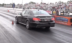 Stock E 63 AMG S-Model Does The Quarter Mile in 11.88 Seconds