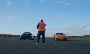 Stock McLaren 540C Drag Races Toyota MR2 With 610 HP, Somebody Gets Walked