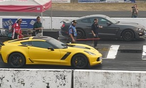 Stock Shelby GT350 Goes Corvette C7 Z06 Hunting, Somehow Pulls Off Stunning Upset