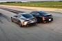 Stock Toyota Supra MKV Drag Races Tuned Infiniti Q60, Both Are Very Impressive
