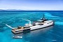 Store Your Off-Road Vehicles and Submarine on this Superyacht With a Giant Deck