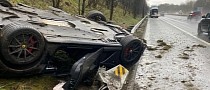 Storm Christoph Takes Out a Ferrari 812 Superfast on the Highway