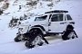 Stormtrooper JK Jeep With Tracks Is Called "Arctic Frog"