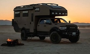 Storyteller Overland Launches Ram-Based, 'Affordable' $399k GXV Hilt Adventure Truck Beast