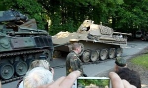 Stowing a Panther Tank and Anti-Aircraft Gun in the Cellar Is Bad, Man Finds