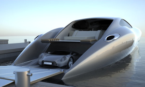 Strand Craft 122, the Super Yacht with a Free Supercar Inside