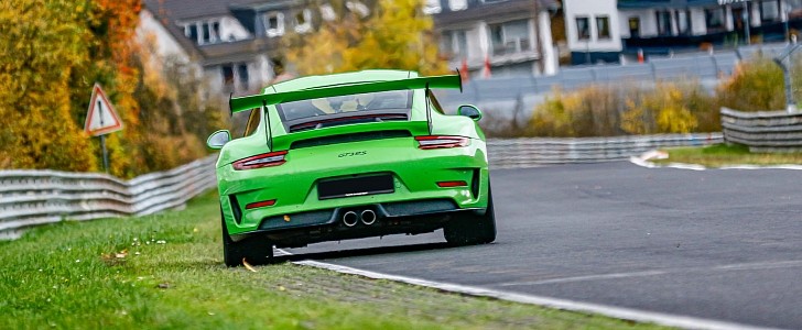 Porsche 911 GT3 RS on the Nurburgring
