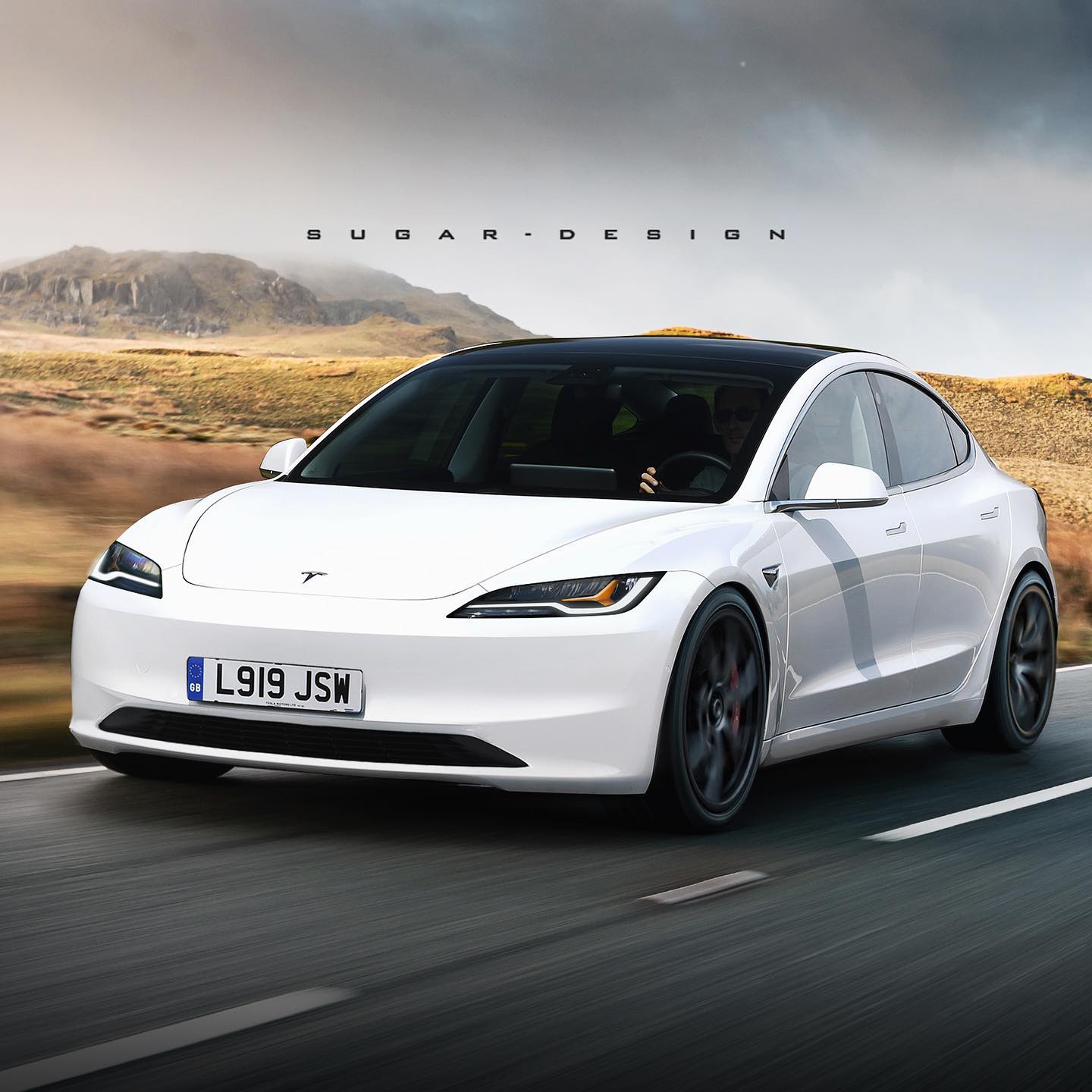 Streamlined Tesla Model 3 Project Highland Facelift Revealed