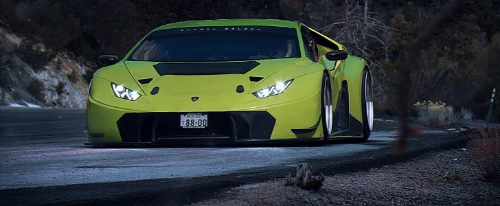 Street-Legal Lamborghini Huracan GT3 rendering