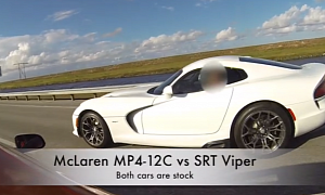 Street Race: McLaren MP4-12C vs 2013 SRT Viper
