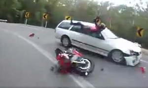 Streets Are No Race Track and This Rider Finds Out the Hard Way