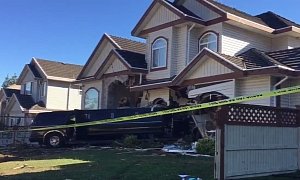 Stretch Limo Crashed into House Requires Jenga Specialist to Extract