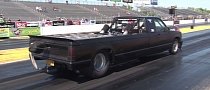 Stretched Chevy S10 Truck Has a Twin-Turbo Big Block in Its Bed, 9s Quarter Mile
