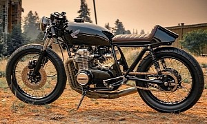 Stripped-Down Custom 1974 Honda CB550 Cafe Racer Is as Stylish as They Come