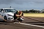 Strongman Gets Ready to Pull Several Cars With His Teeth in a World-Breaking Record