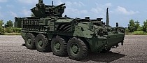 Stryker Infantry Vehicle With 30 MM Caliber Weapon Rolls Out to Test Range
