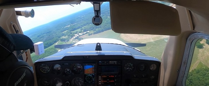 Student pilot Brian Parsley performs an emergency landing after losing his engine mid-flight