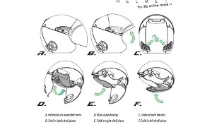 Students Creates Proteus Foldable Motorcycle Helmet Concept