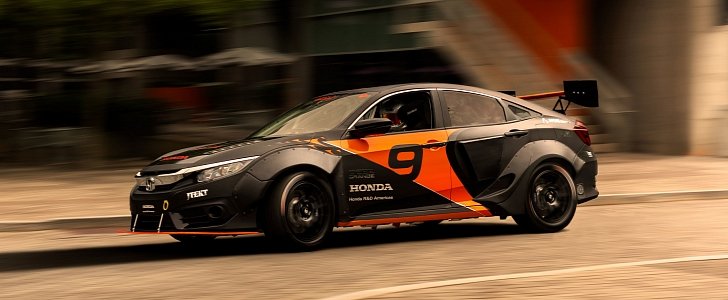 Honda Civic hybrid racing car project