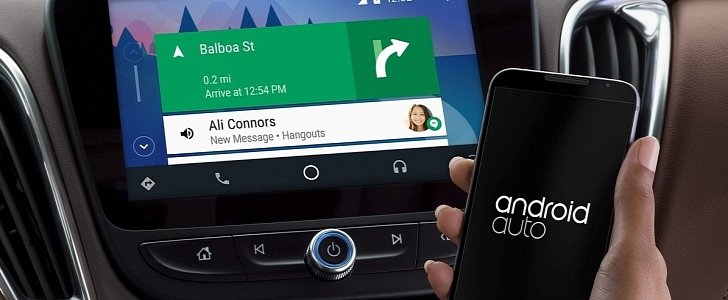 Demonstration of Android Auto functionality