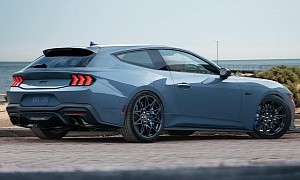 Stunner 2024 Ford Mustang 3-Door Wagon Imagined With GT's 5.0L Coyote V8 Oomph