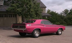 Stunning 1970 Plymouth 'Cuda AAR Comes Out of Storage, Flaunts Rare Color