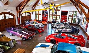 Stunning Florida Mansion The Oaks Includes Car Collector’s Garage, Race Track