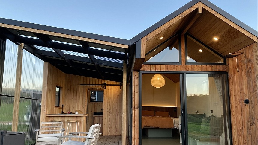 The Beach is a gorgeous tiny house born to become an outdoor oasis