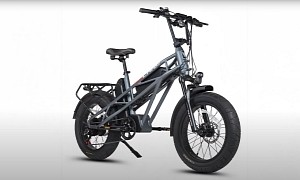 Sturdy, Moped-Style Gemini X Bike Promises a Load Capacity of 400 Lb and 80 Miles of Range