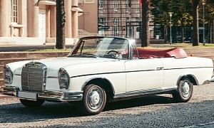 Stylish Mercedes-Benz 300 SE Cabrio, Formerly Owned by James Mason, Looks for New Owner