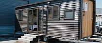 Stylish Tadpole Tiny Home Is Built on a Unique Trailer That Doubles as a Car Transporter