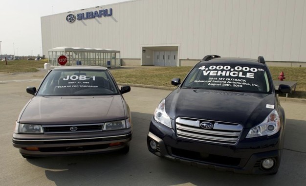 Subaru builds 4 million vehicles