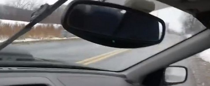Subaru Impreza WRX STI Near-Crash