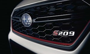 Subaru Shows STI S209 Front Grille Ahead of NAIAS Debut