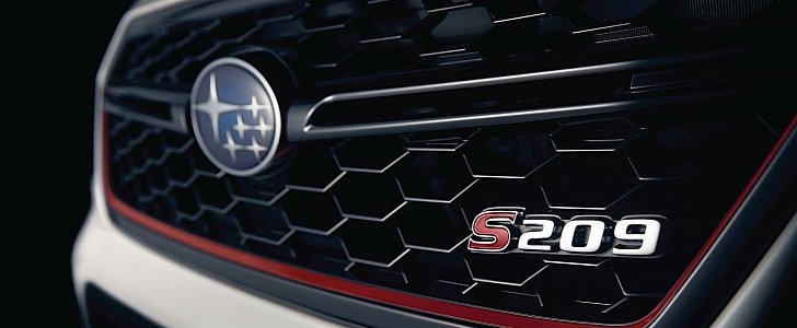 Subaru STI S209 teaser
