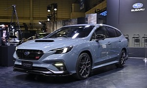 Subaru Unveils Limited-Edition Levorg STI Sport# at 2023 Tokyo Auto Salon