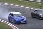 Subaru WRX Catches Fire on Nurburgring, Driver Keeps Going like a Smoke Grenade