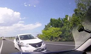 Subaru WRX RS420 Driver Shares Dashcam Footage of Terrifying Incoming-Plow Crash