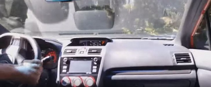 Subaru WRX STI Driver Destroys His New Car