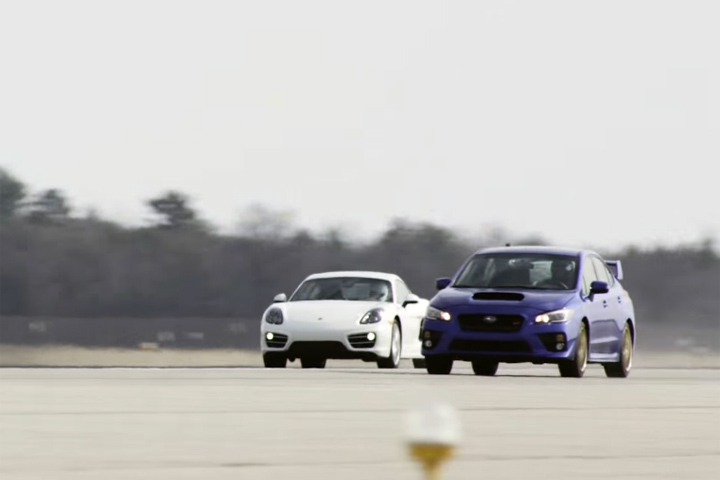 Subaru WRX STI vs Porsche Cayman