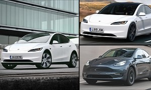 Subtly Facelifted Tesla Model Y Joins Streamlined Model 3 Refresh, Albeit Only in CGI