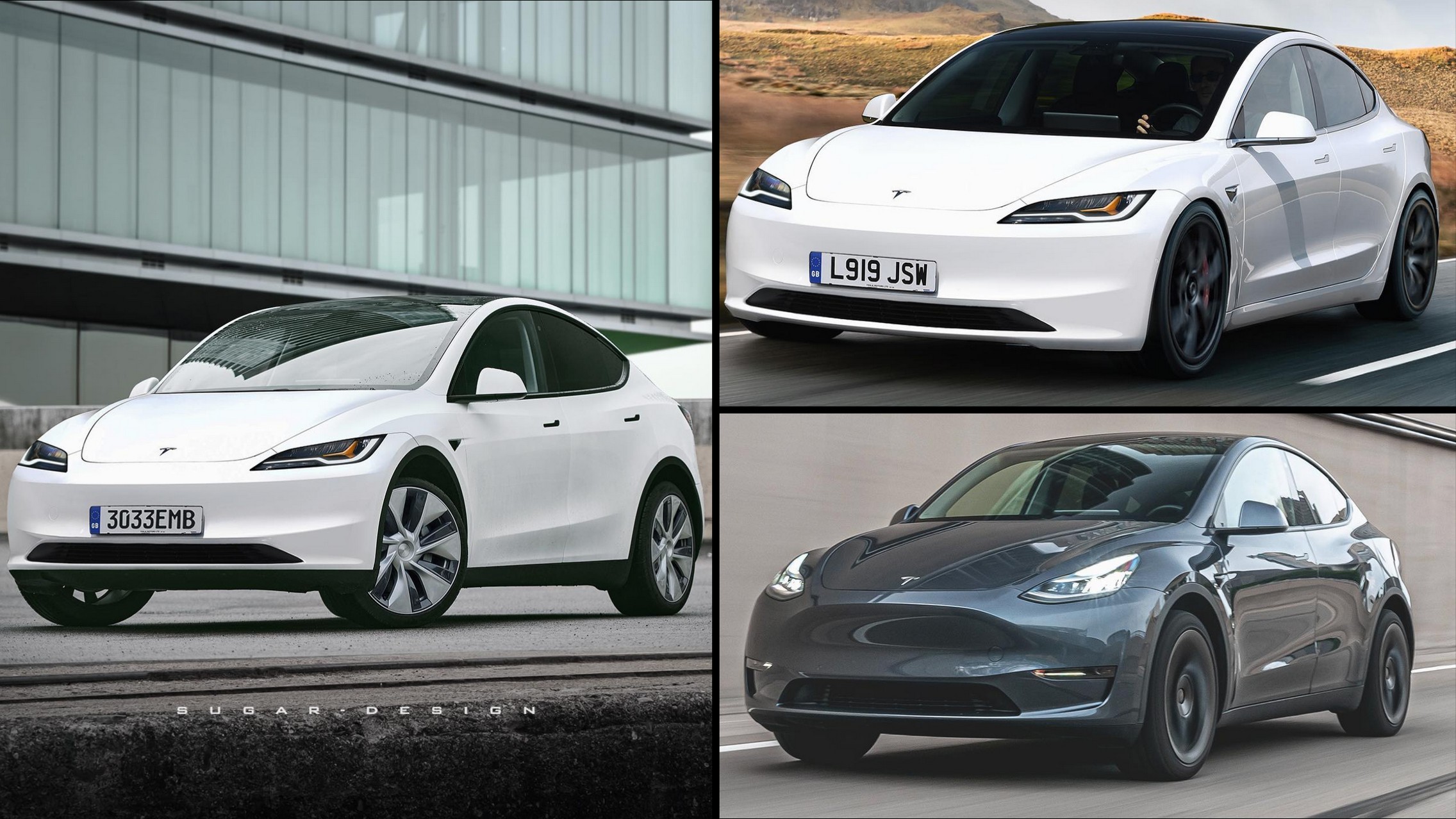 Subtly Facelifted Tesla Model Y Joins Streamlined Model 3 Refresh, Albeit  Only in CGI - autoevolution
